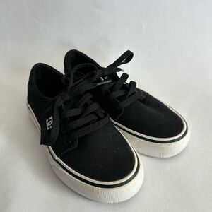 DC Kids Black and White Sneakers